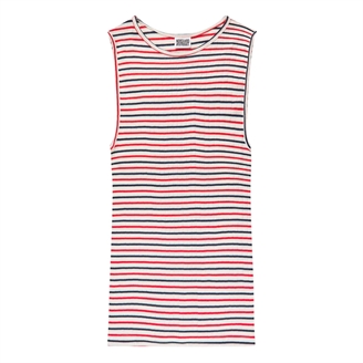 Nørgaard På Strøget NPS Tank Top Tricolore, Ecru/Red/Marine